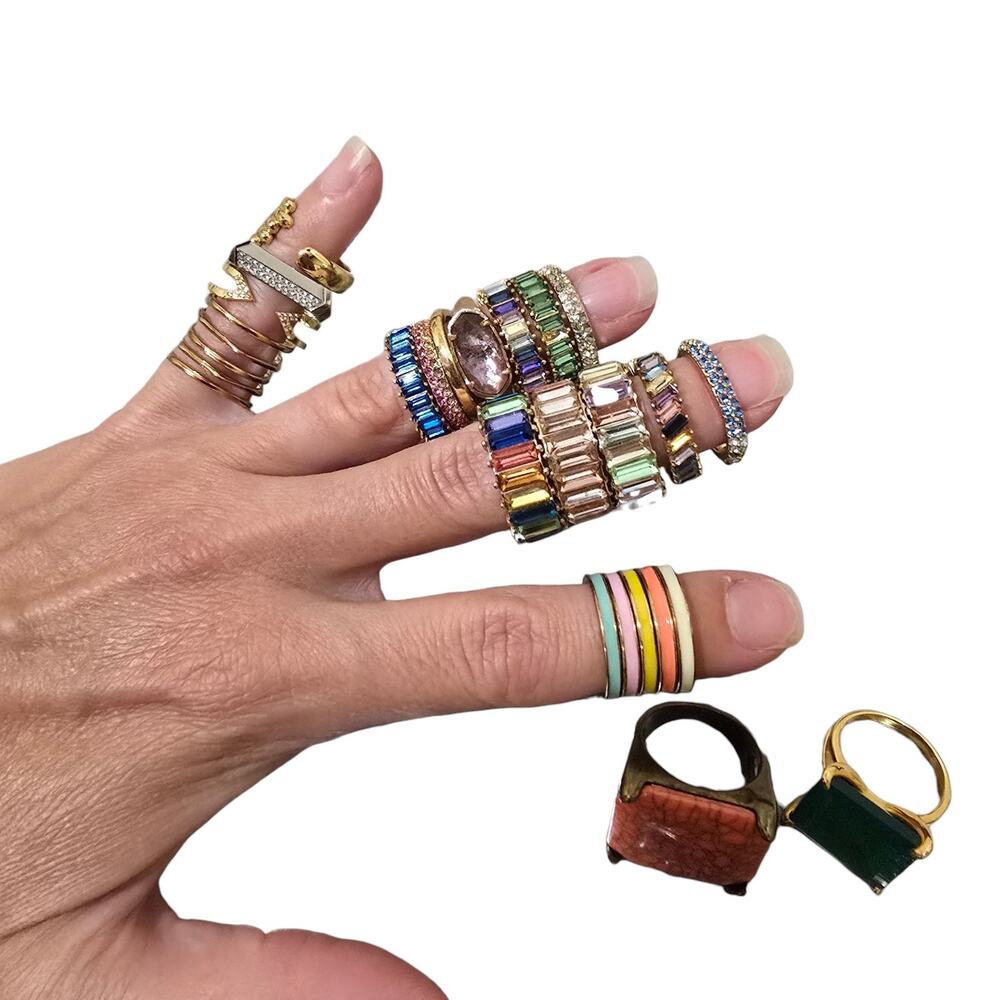 Misc Fashion Jewelry Ring Bundle - 23 Pieces